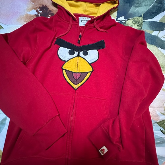 Red Character Graphic Men's Jacket - Picture 2 of 8